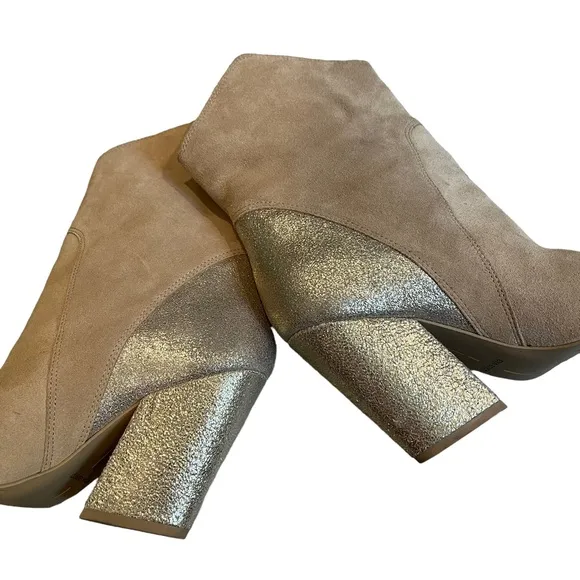 Dolce Vita Nestly Boot In Dune Multi Suede, Sz. 7.5