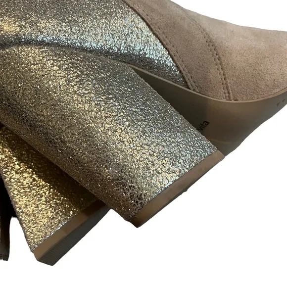Dolce Vita Nestly Boot In Dune Multi Suede, Sz. 7.5
