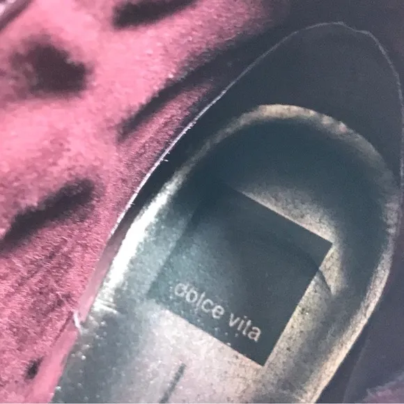 Dolce Vita Plum Suede Leather Heeled Ankle Boots NWOT Size 7