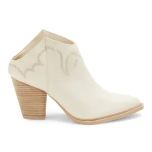 Dolce Vita Susan leather booties ivory with ton-on tone details runs small