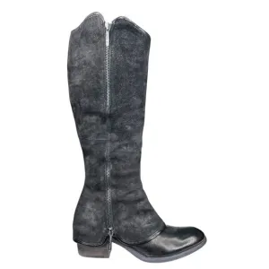 Donald J Pliner Women’s Devi Black Saddle Suede Riding Boots Size US 8.5