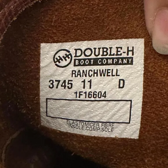 Double-H Boot Company Ranchwell Boots 11D‎