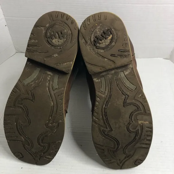 Double-H Boots Antonio Earthquake Rust Mens Size 12 Brown Leather EH Work