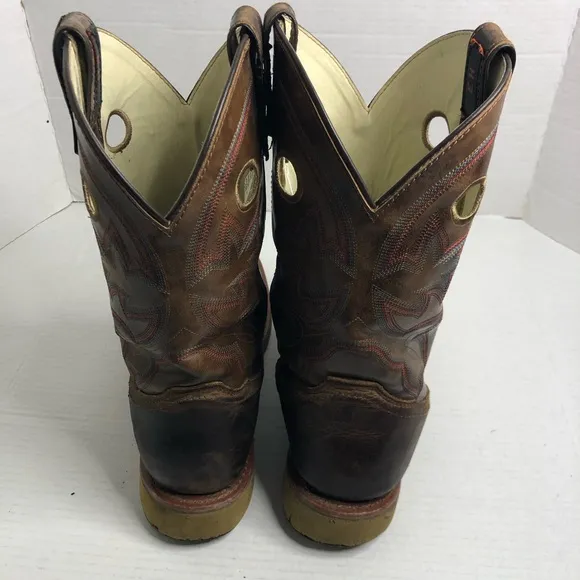 Double-H Boots Antonio Earthquake Rust Mens Size 12 Brown Leather EH Work