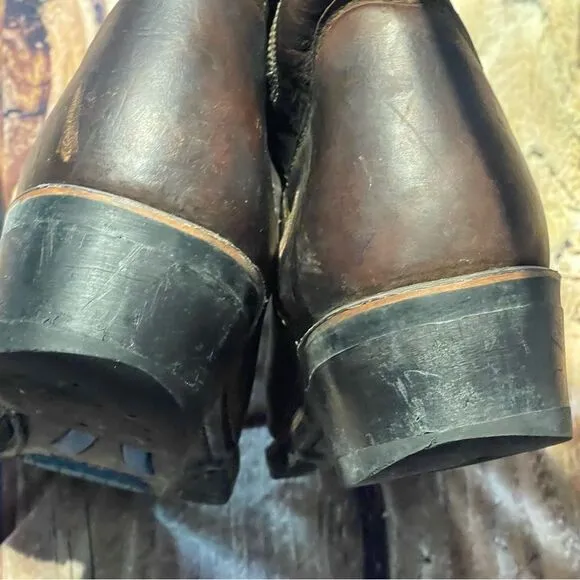 DOUBLE H  Mens AG7 12” Steel Western Cowboy boots Sz 10.5 Preowned