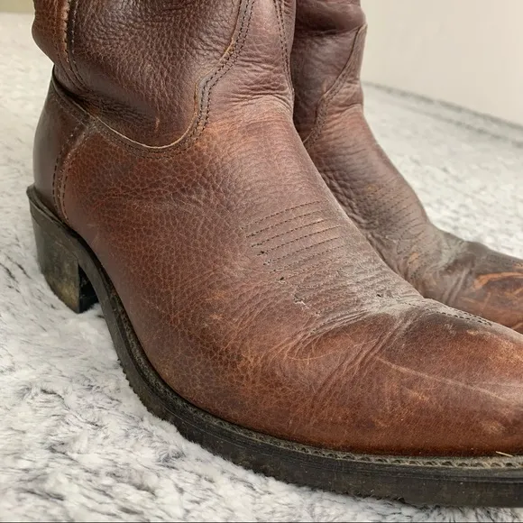 Double-H Men’s Western Work Boot Brown 3203 - 9 D