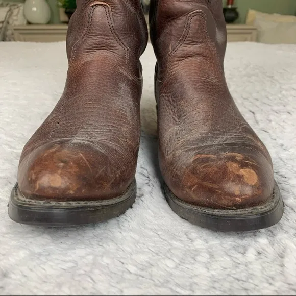 Double-H Men’s Western Work Boot Brown 3203 - 9 D