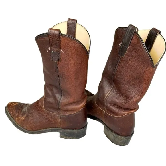 Double-H Men’s Western Work Boot Brown 3203 - 9 D