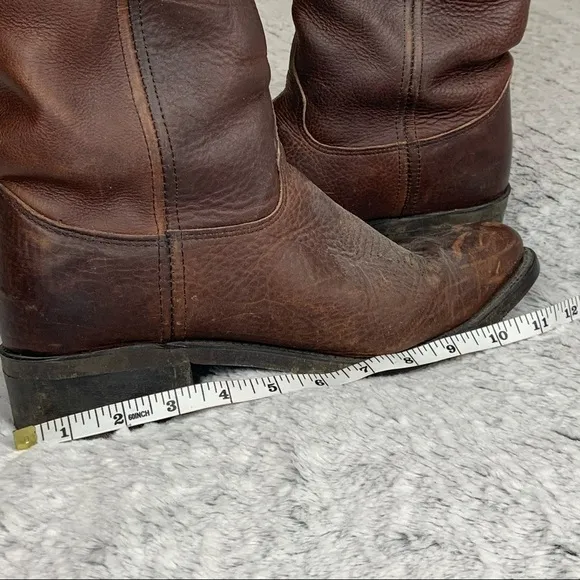 Double-H Men’s Western Work Boot Brown 3203 - 9 D