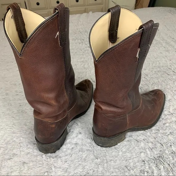 Double-H Men’s Western Work Boot Brown 3203 - 9 D