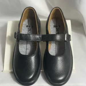 Dr. Comfort Merry Jane Women’s Size 6.5 M Black Pebbled Leather Brand New
