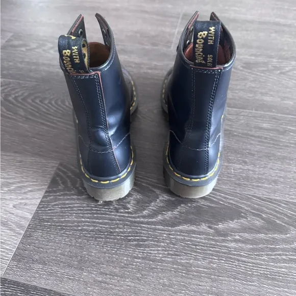 Dr. Marten 1460 Bex Made in England Toe Cap Lace Up Boots