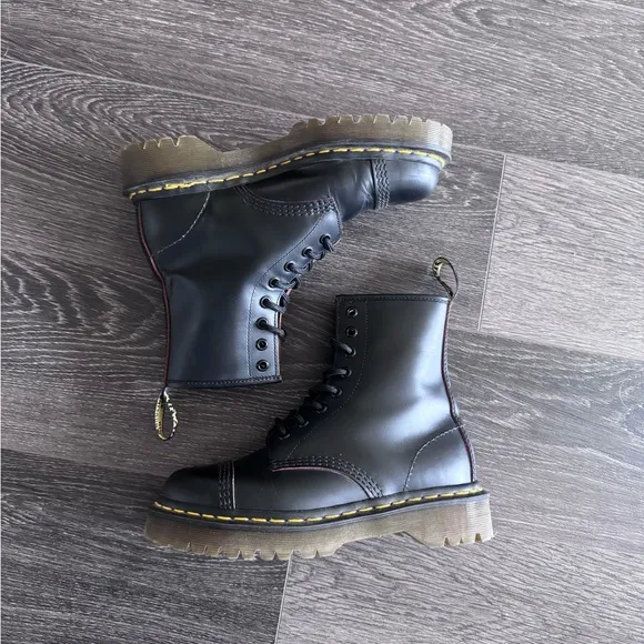 Dr. Marten 1460 Bex Made in England Toe Cap Lace Up Boots