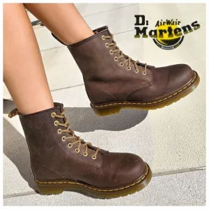 Dr. Martens 1460 Aztec Crazy Horse Combs Leather Boots Women Size 8 (Men 7) NEW