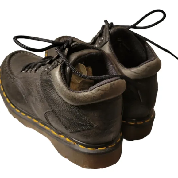 Dr. Martens Air Wair 8060 Black Work Ankle Boots Mens US 6 Womens US 7