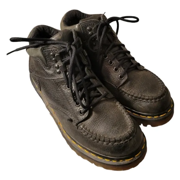 Dr. Martens Air Wair 8060 Black Work Ankle Boots Mens US 6 Womens US 7