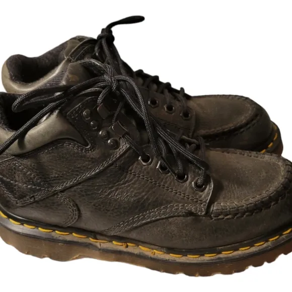 Dr. Martens Air Wair 8060 Black Work Ankle Boots Mens US 6 Womens US 7