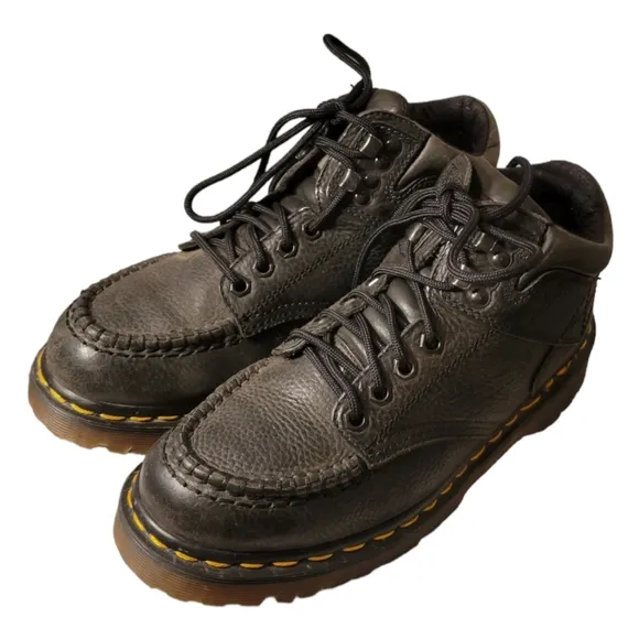 Dr. Martens Air Wair 8060 Black Work Ankle Boots Mens US 6 Womens US 7
