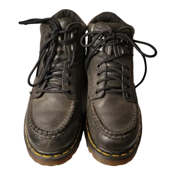 Dr. Martens Air Wair 8060 Black Work Ankle Boots Mens US 6 Womens US 7