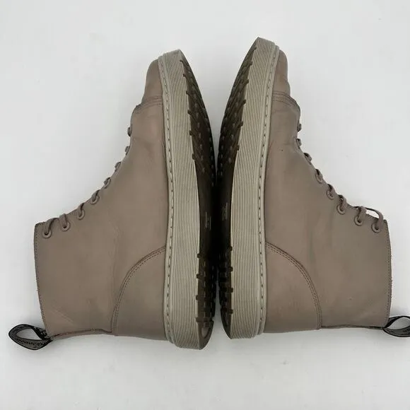 Dr Martens Boots TALIB SENDAL Men’s 12 TAUPE high-top soft leather AirWair™