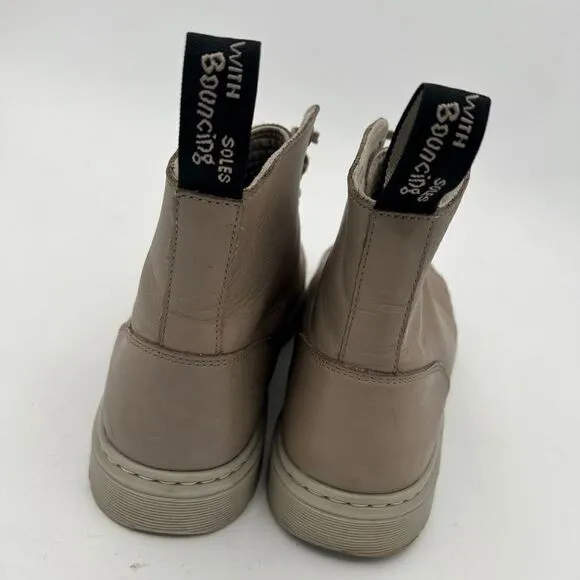 Dr Martens Boots TALIB SENDAL Men’s 12 TAUPE high-top soft leather AirWair™