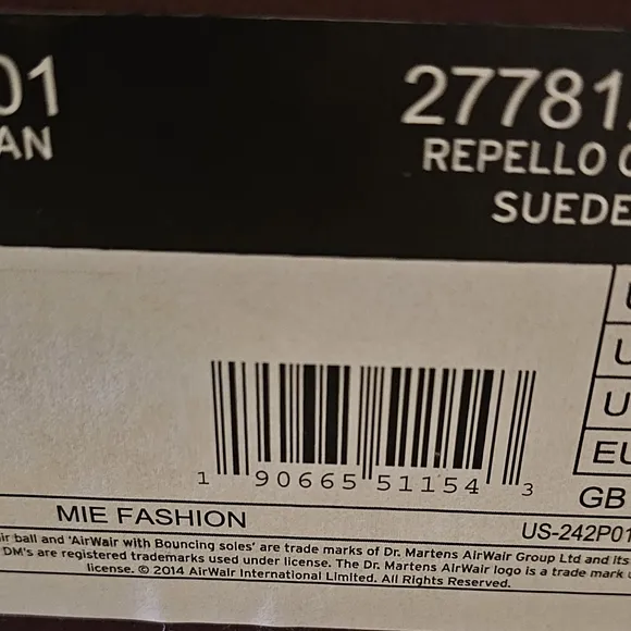 Dr. Martens Brown Combat Boots with Suede Finish