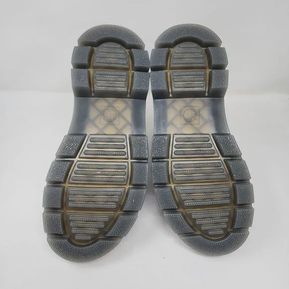 Dr Martens Combat Boots Womens 7 Black Combs Logo Lace Up Hiking Causal Shoes