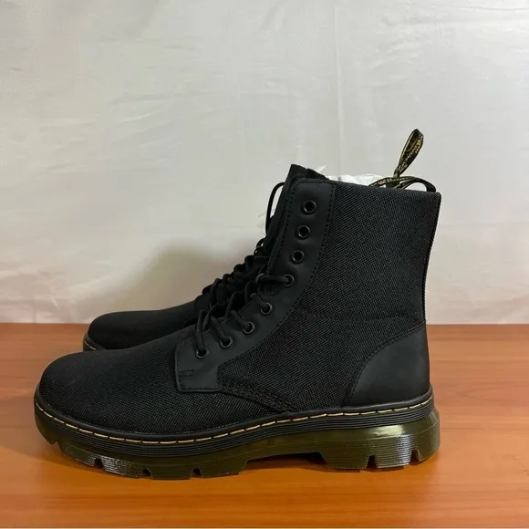 Dr. Martens Combs Extra Tough Black Boots Men's Size 12 #B1313