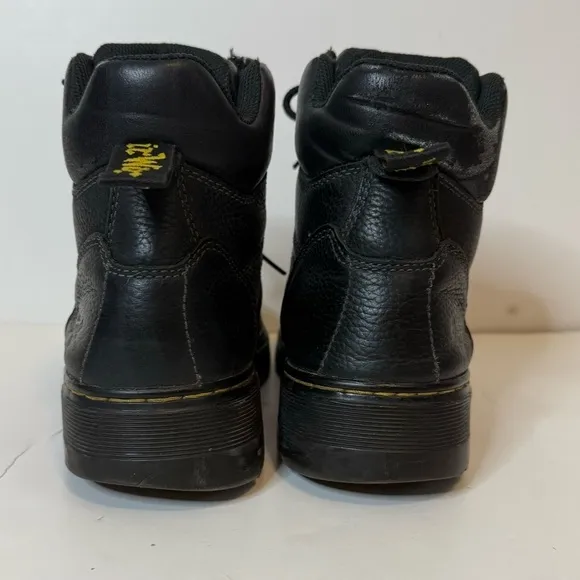 Dr. Martens Gabion Black Utility Boots Lace Up Leather Size 10 Mens