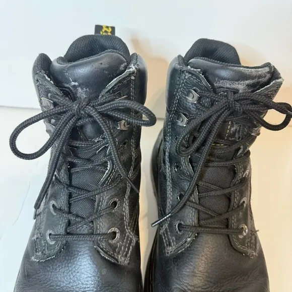 Dr. Martens Gabion Black Utility Boots Lace Up Leather Size 10 Mens