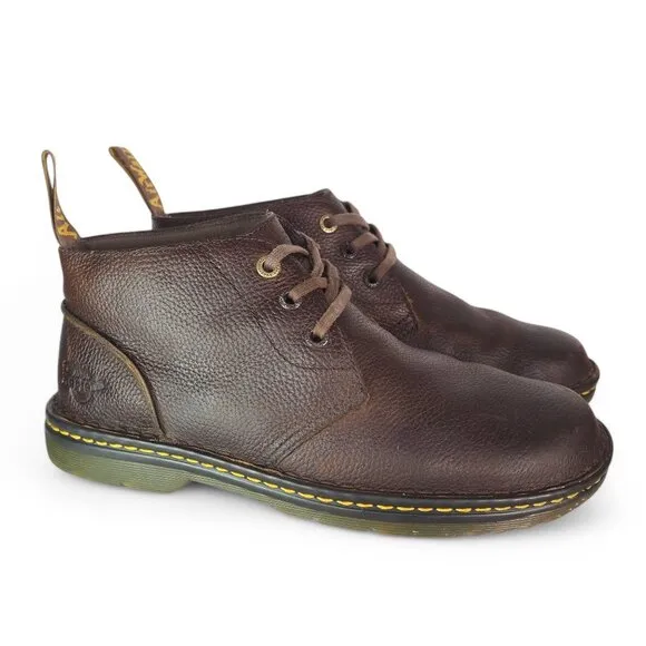 Dr. Martens Sussex Bear Track Chukka Boots Dark Brown Men's 11M