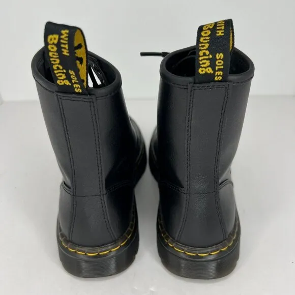 Dr. Martens Womens AW004 Black Zavala Leather Ankle Lace Up Size 5 Combat Boots