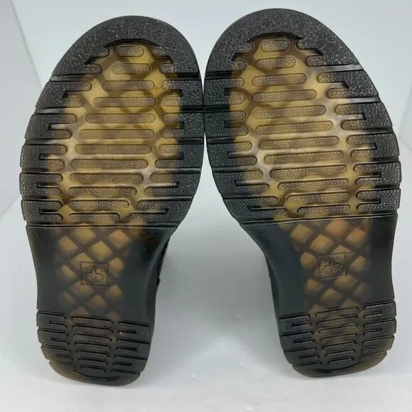 Dr. Martens Womens AW004 Black Zavala Leather Ankle Lace Up Size 5 Combat Boots