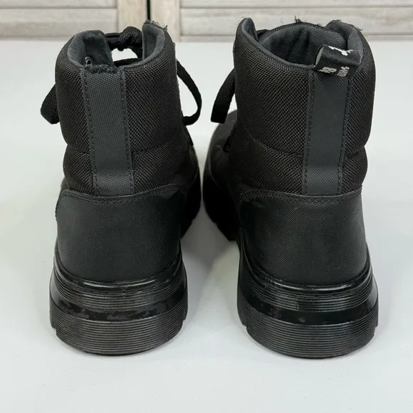DR. MARTENS Women's Combs Lace Up Combat Boots Black-9