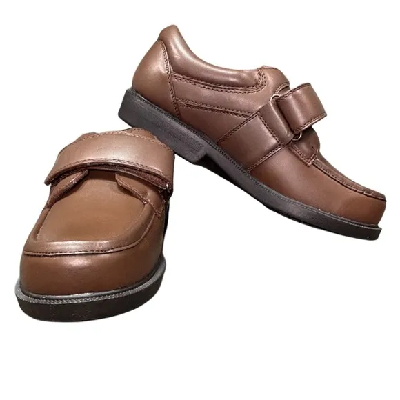 Dr Scholls Men’s Brown Double Air-pillo Insoles Shoes Strap Size 7D Comfortable