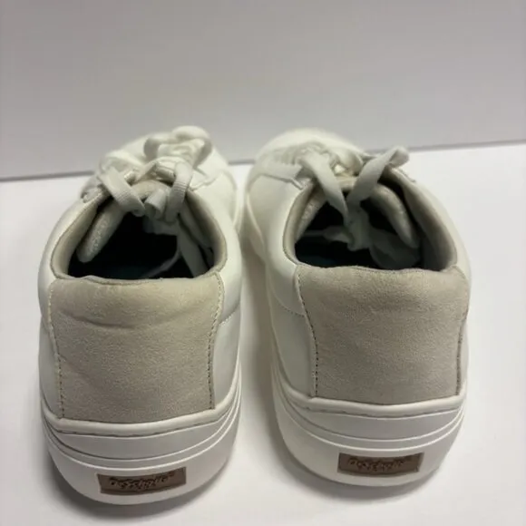 Dr. Scholl’s Women’s Time Off Platform Sneakers White, Size 9.5 Wide