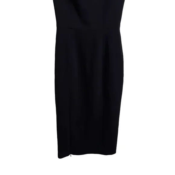 Dress The Population Sleeveless Navy Sheath Midi Dress Women's Sz XXS New