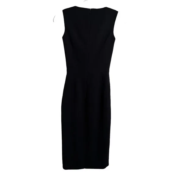 Dress The Population Sleeveless Navy Sheath Midi Dress Women's Sz XXS New