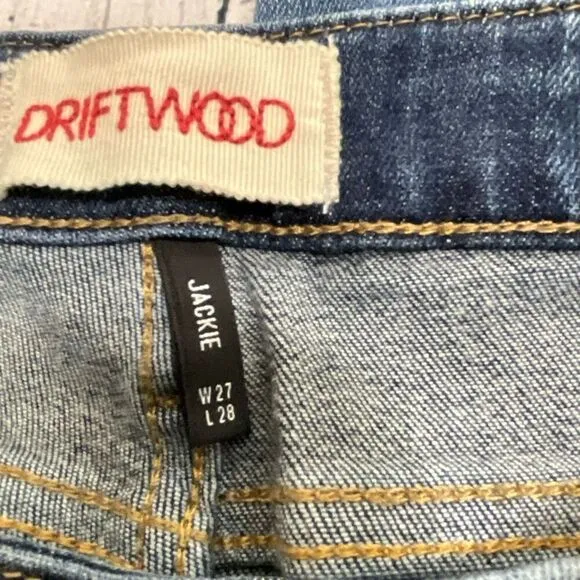 DRIFTWOOD Jackie Mid Rise Skinny Jeans