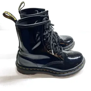 Dr. Martens Black Patent Leather Boots size 7
