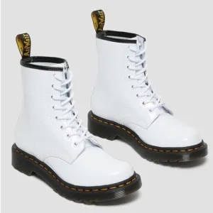 Dr. Martens 1460 PATENT CROC EMBOSS LEATHER BOOTS