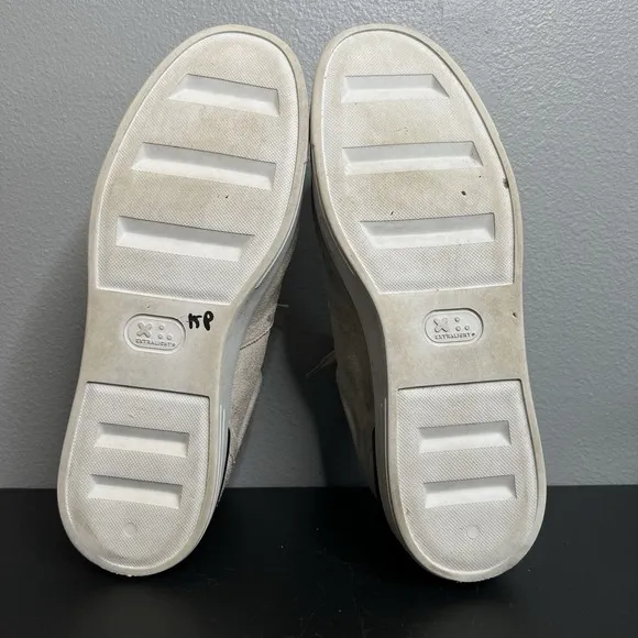 Duke And Dexter Ritchie Off-White Sneakers Leather Suede Shoes Men UK 11, US 12