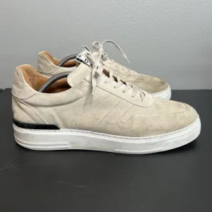 Duke And Dexter Ritchie Off-White Sneakers Leather Suede Shoes Men UK 11, US 12