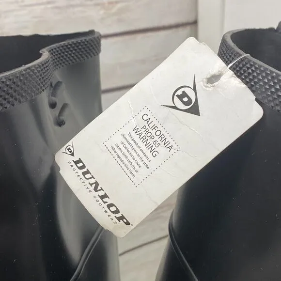 Dunlop Monarch 16&quot; Steel Toe ASTM F 2413-11 Rubber Work Boots Men 8 Women 10