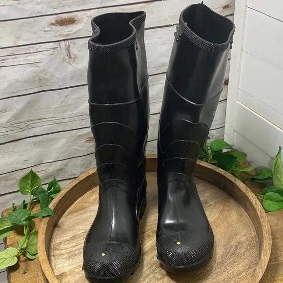 Dunlop Monarch 16&quot; Steel Toe ASTM F 2413-11 Rubber Work Boots Men 8 Women 10