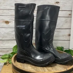 Dunlop Monarch 16&quot; Steel Toe ASTM F 2413-11 Rubber Work Boots Men 8 Women 10