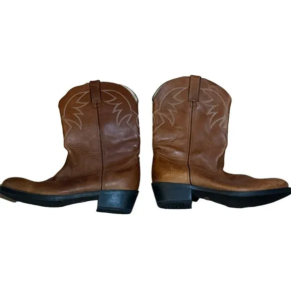 Durango TR764 Leather Brown Western Cowboy Boots Men's‎ 11.5 EE