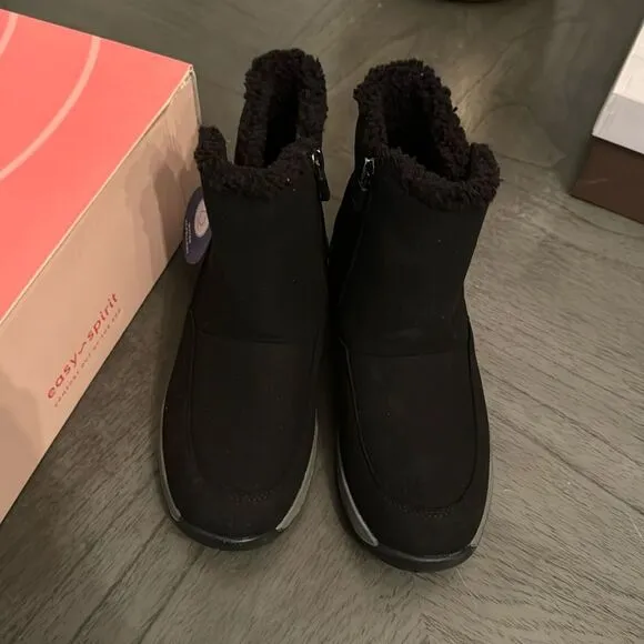 Easy Spirit Womens Toby2 Water Resistant Flat Heel Winter Boots