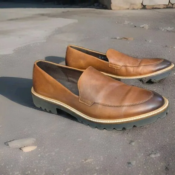 ECCO  Incise Tailored Loafer Flat Shoes Women’s US Size 8 - 8.5 / 39 NWOB