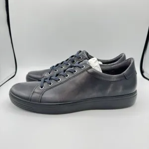 ECCO MENS SOFT CLASSIC LONG LACE SNEAKER LEATHER FIRM DRESS SHOES SIZE 12-12.5 M